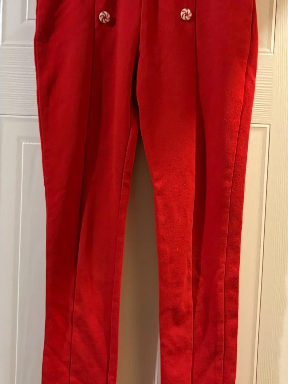Gymboree Red Girls Casual Pants with Candy-Accent Buttons